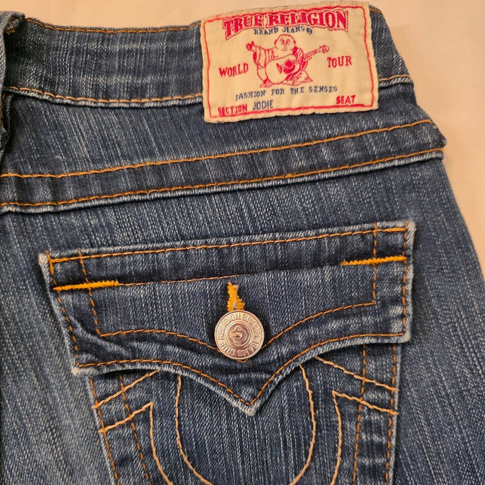 True Religion "Jodie" Women's Denim Jeans, Size 24 - Picture 3 of 9